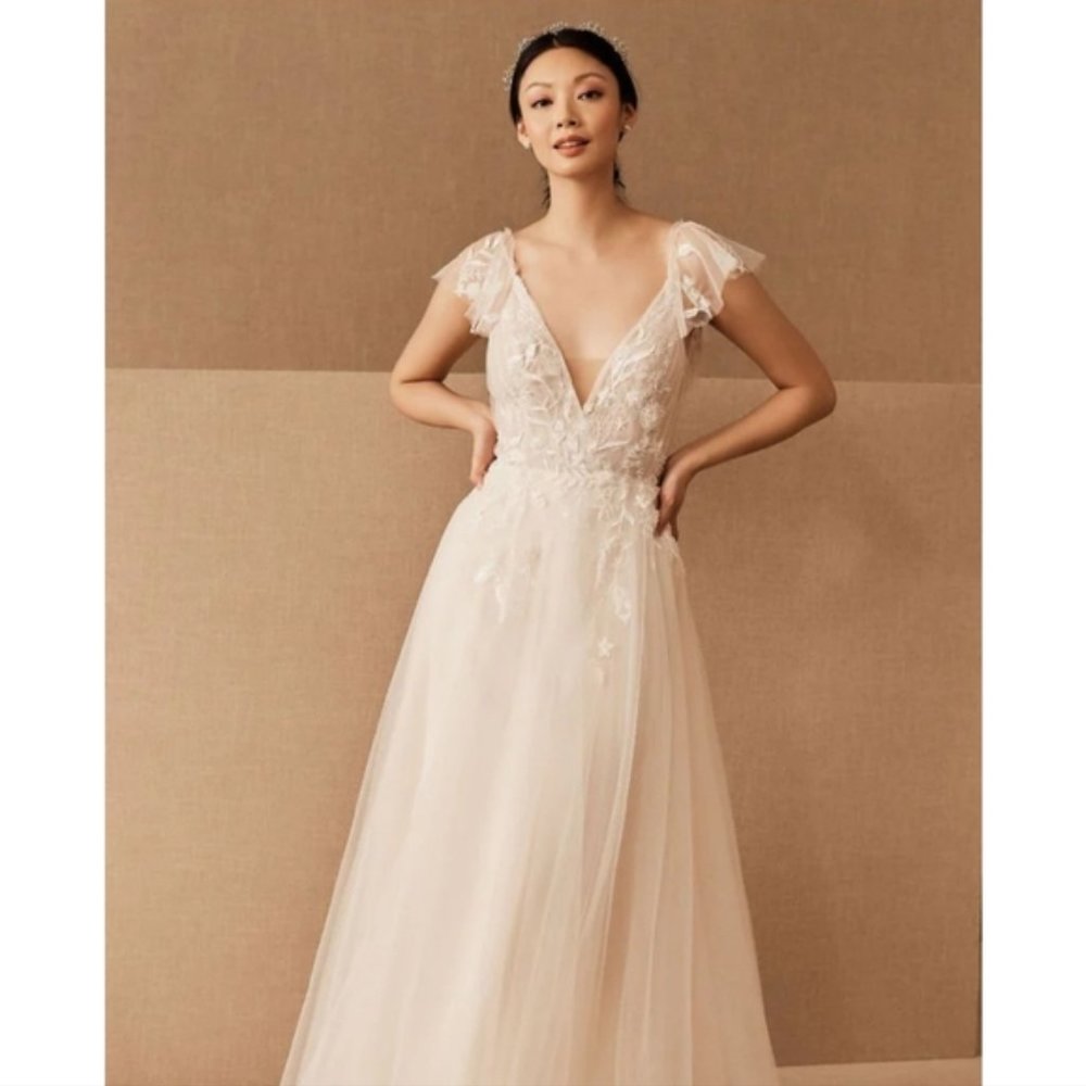 Anthropologie Bhldn Willowby by Watters Wedding Dress